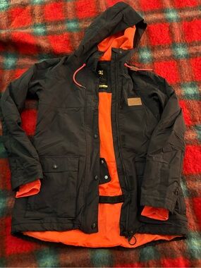 DC LADIES Black Jacket with PINK Liner